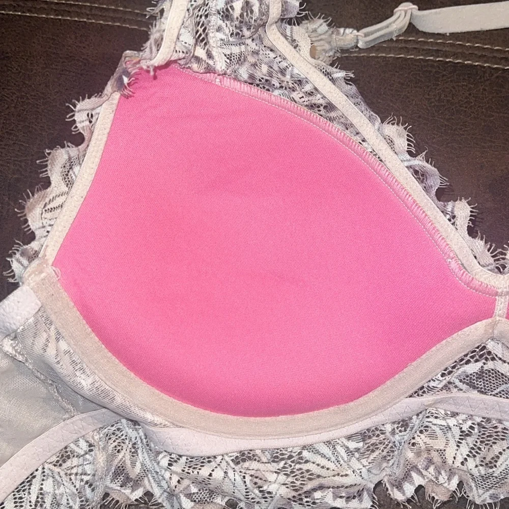 Victoria secret pink Boho Lace Halter Bralette - Picture 7 of 12